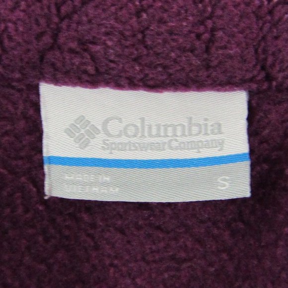 Columbia | Women's | Fleece | Zip-Up | Small | Purple - Picture 4 of 4